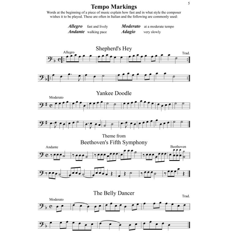 Clefs ‘n’ Keys Trombone Method Book 2 (hard copy) Clefs n Keys Music